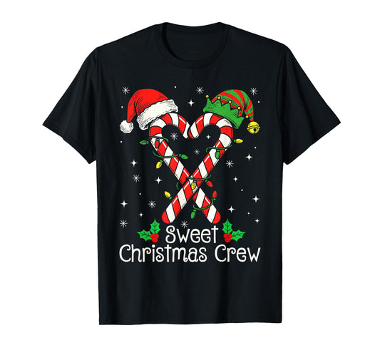 Family Christmas Pajama Candy Cane Christmas Kids Women Me T-Shirt