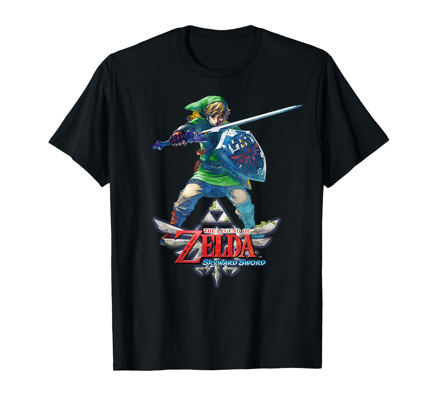 Nintendo Zelda Skyward Sword Link Ready For Battle T-Shirt T-Shirt
