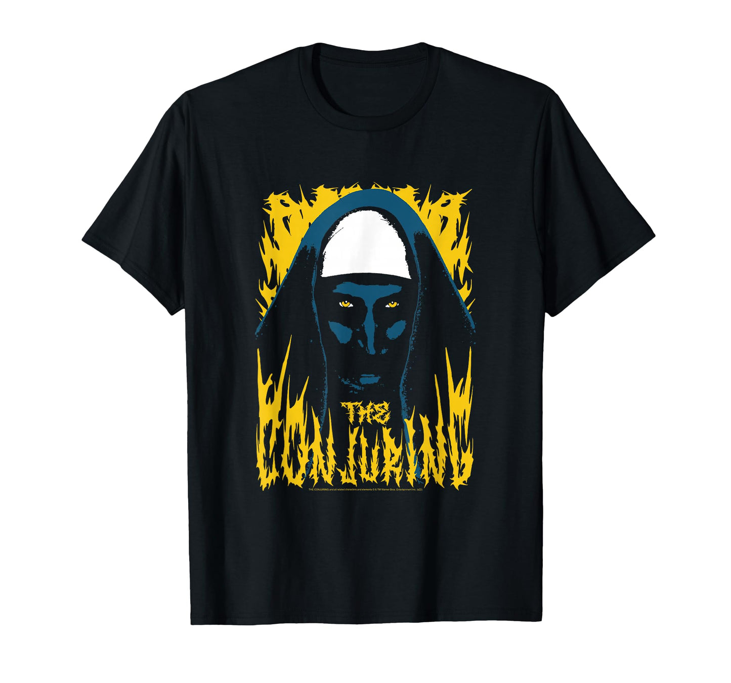 The Conjuring Extreme Metal Nun Horror Movie T-Shirt