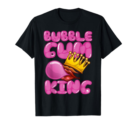 Cool Bubble Gum Design For Men Boys Bubble Gum Candy Lover T-Shirt