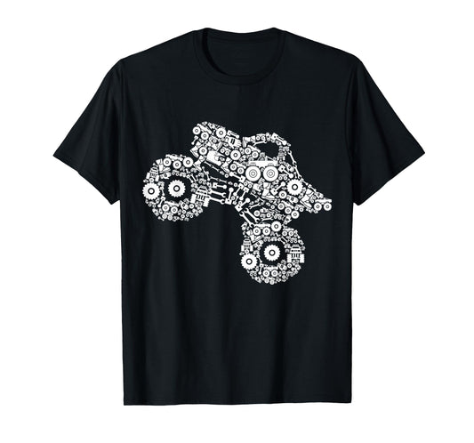Monster Truck Boys Girls Kids T-Shirt