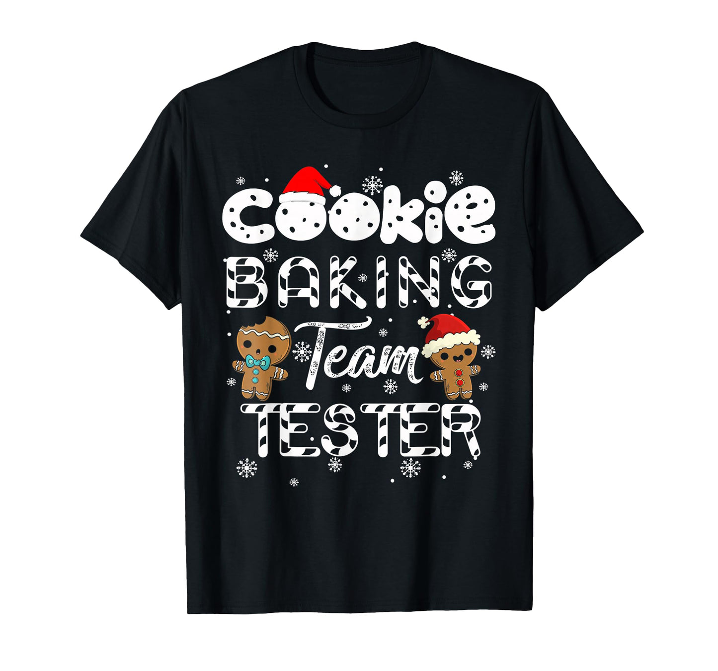 Cookie Baking Team Tester Gingerbread Christmas T-Shirt