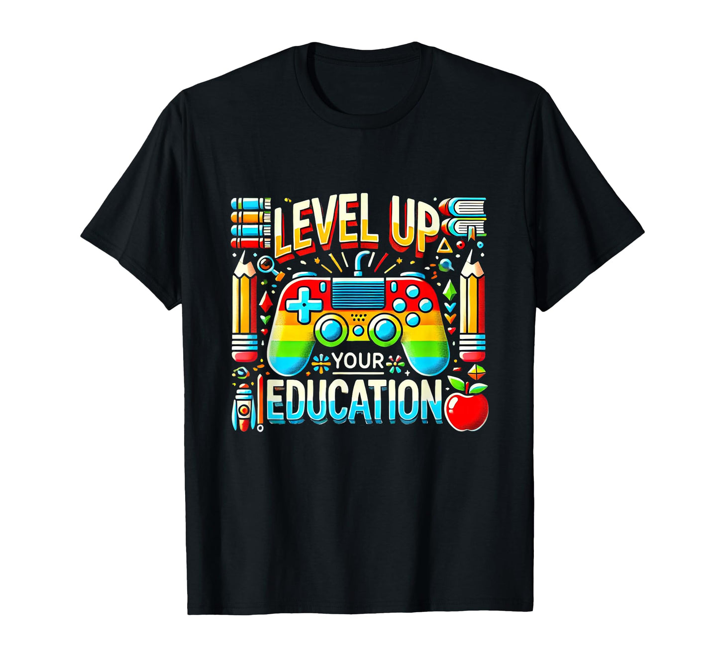 Level Up Your Education Gaming Inspired Teacher Gamers T-Shirt