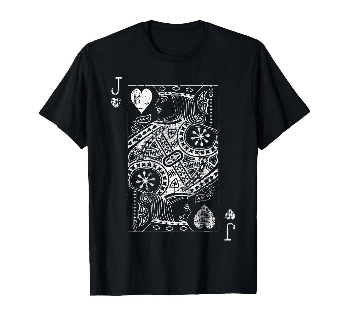 Jack Of Hearts Vintage Card T-Shirt