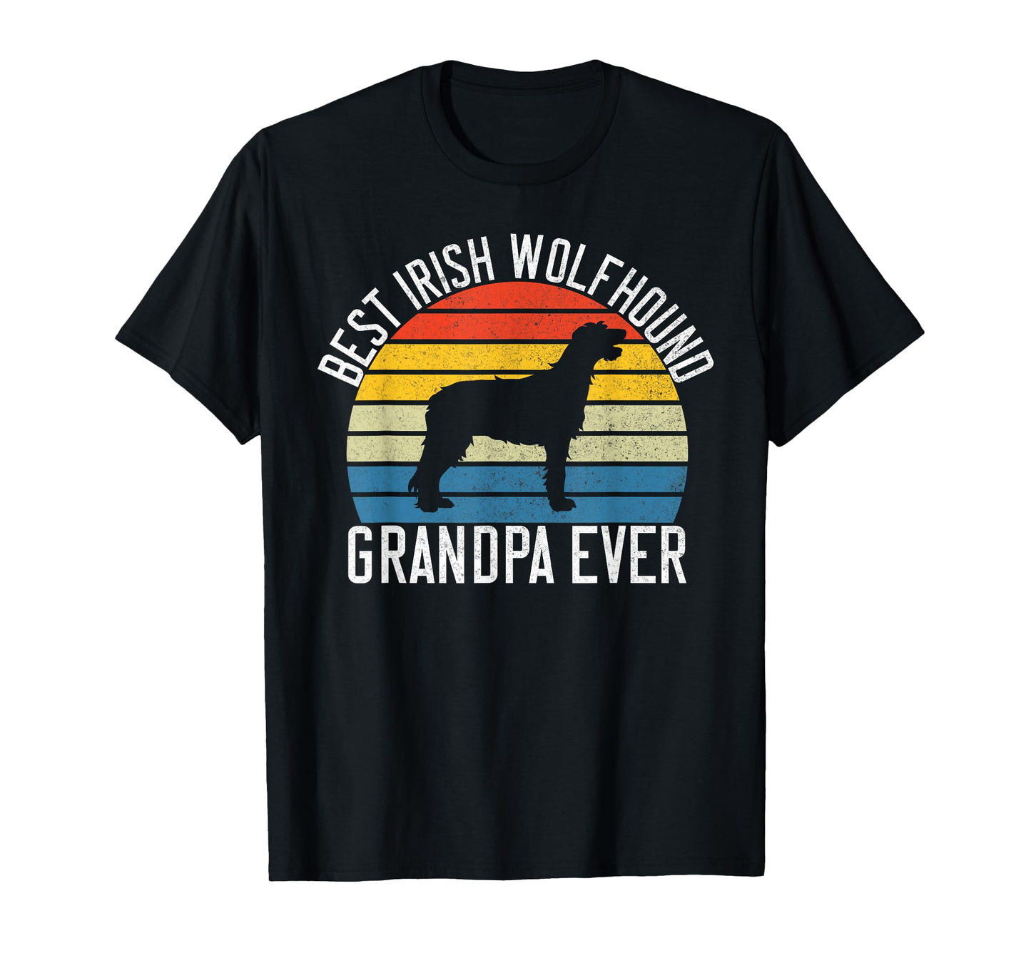 Best Irish Wolfhound Grandpa Ever Irish Wolfhound T-Shirt