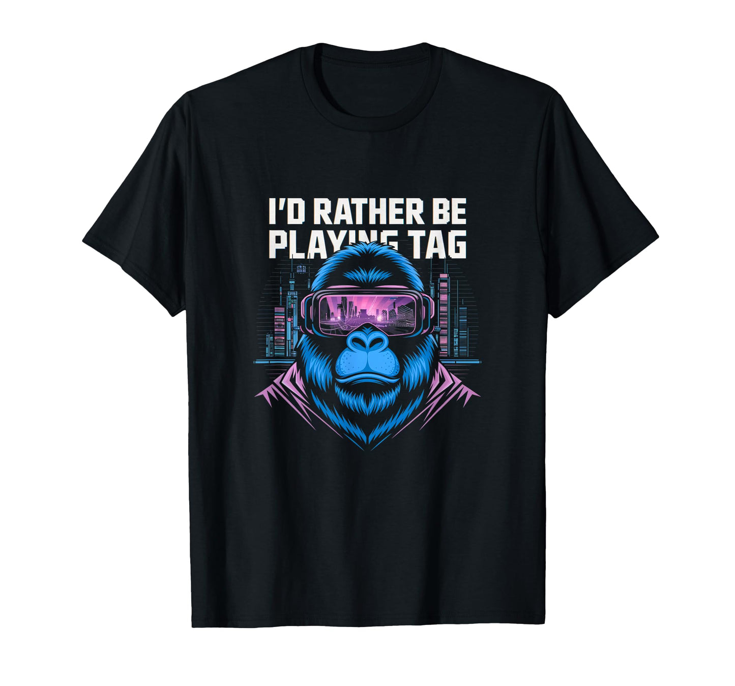 I'd Rather Be Playing Tag VR Gaming T-Shirt