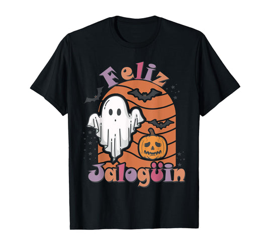 Feliz Jaloguin Cute Spanish Haloween Latino T-Shirt