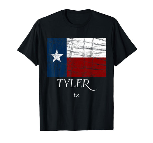 TYLER TX - T-Shirt | Flag - Texas Tee - City State
