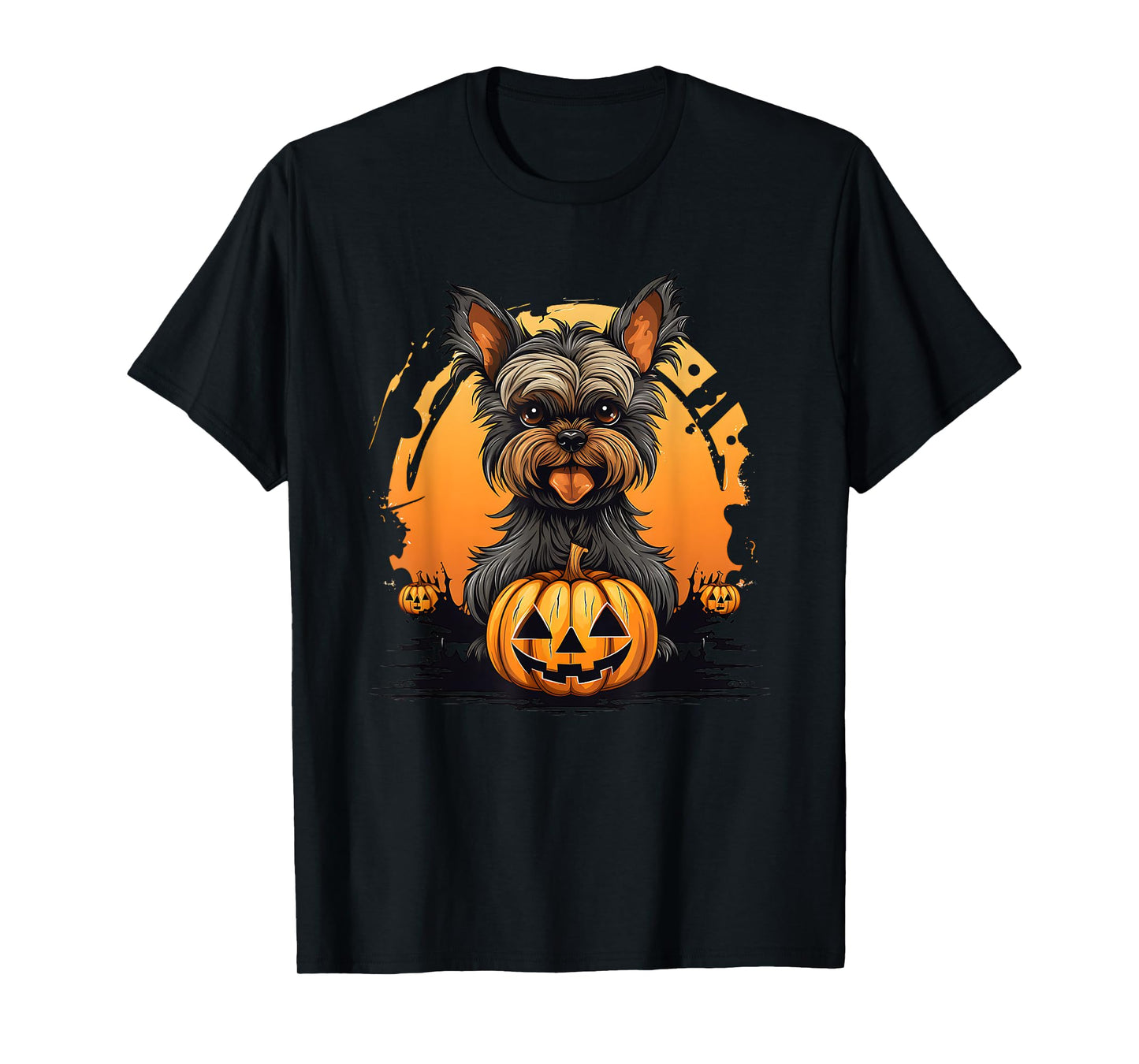 Halloween Dog Costume With Pumpkin Hocus Pocus T-Shirt