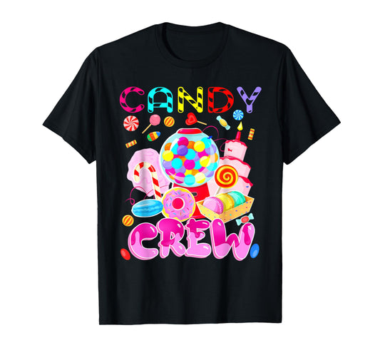 Candy Land Candy Crew Decorations Sweetie Candy Squad Party T-Shirt