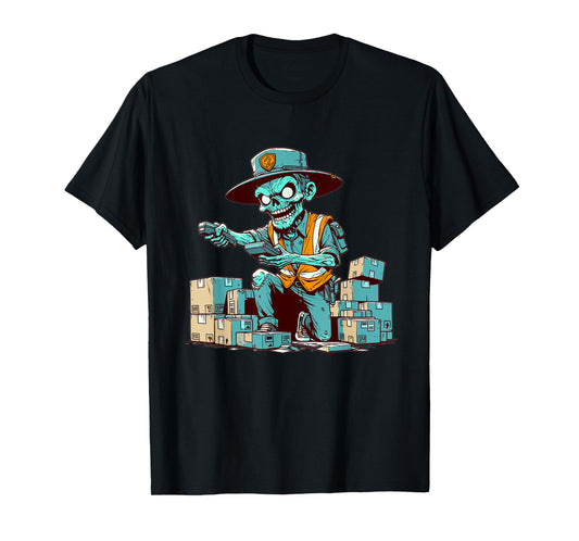 Warehouse Coworker Swagazon Zombie Associate Amazombie T-Shirt