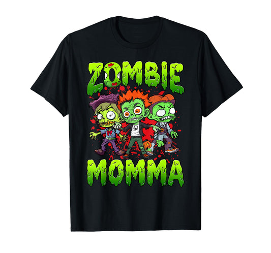 Zombie Momma Halloween Costume Family Matching T-Shirt
