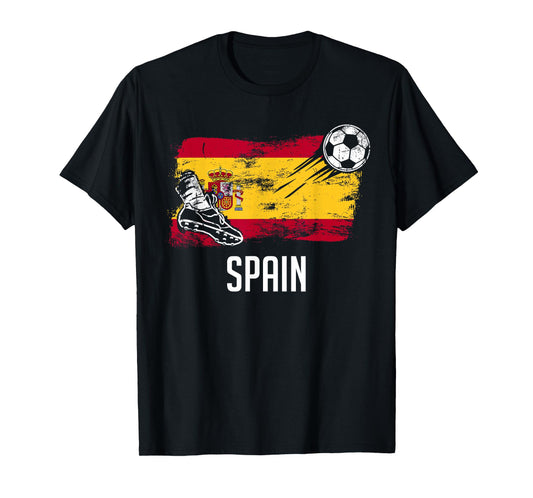 Spain Flag Jersey Spanish Soccer Team Spanish T-Shirt