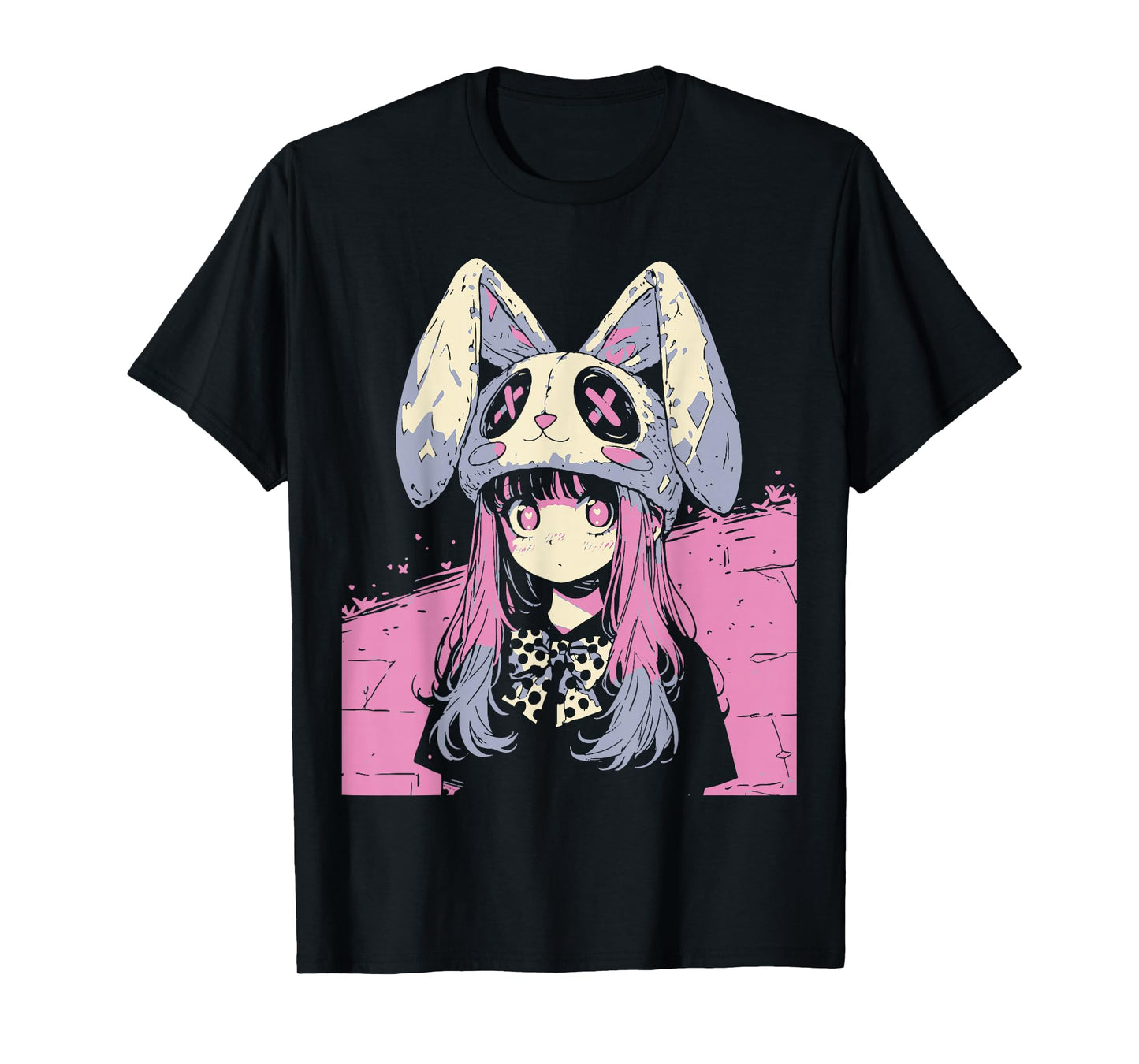 Horror Anime Manga Bunny Japan Japanese Creepy Kawaii Goth T-Shirt