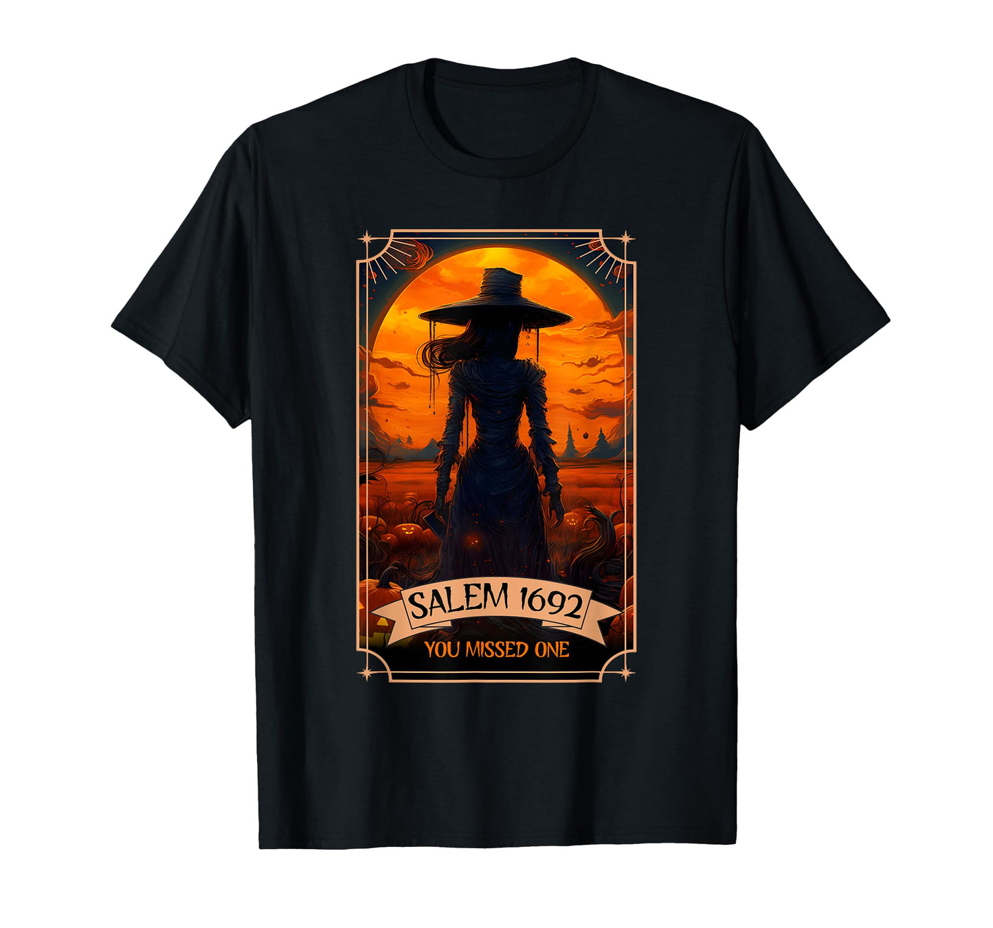 Salem 1692 They Missed One Witch Halloween Van Gogh Women T-Shirt