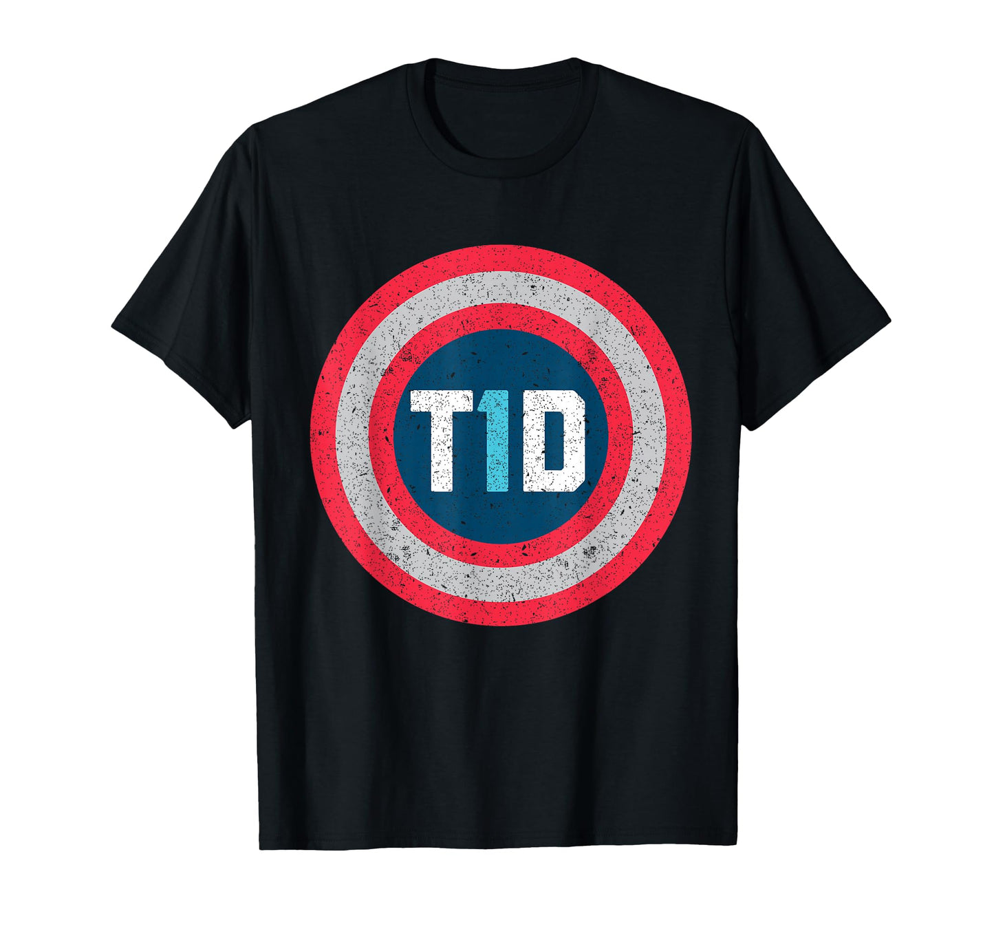 T1D Diabetic Type 1 Diabetes Awareness Men Women Kid T-Shirt