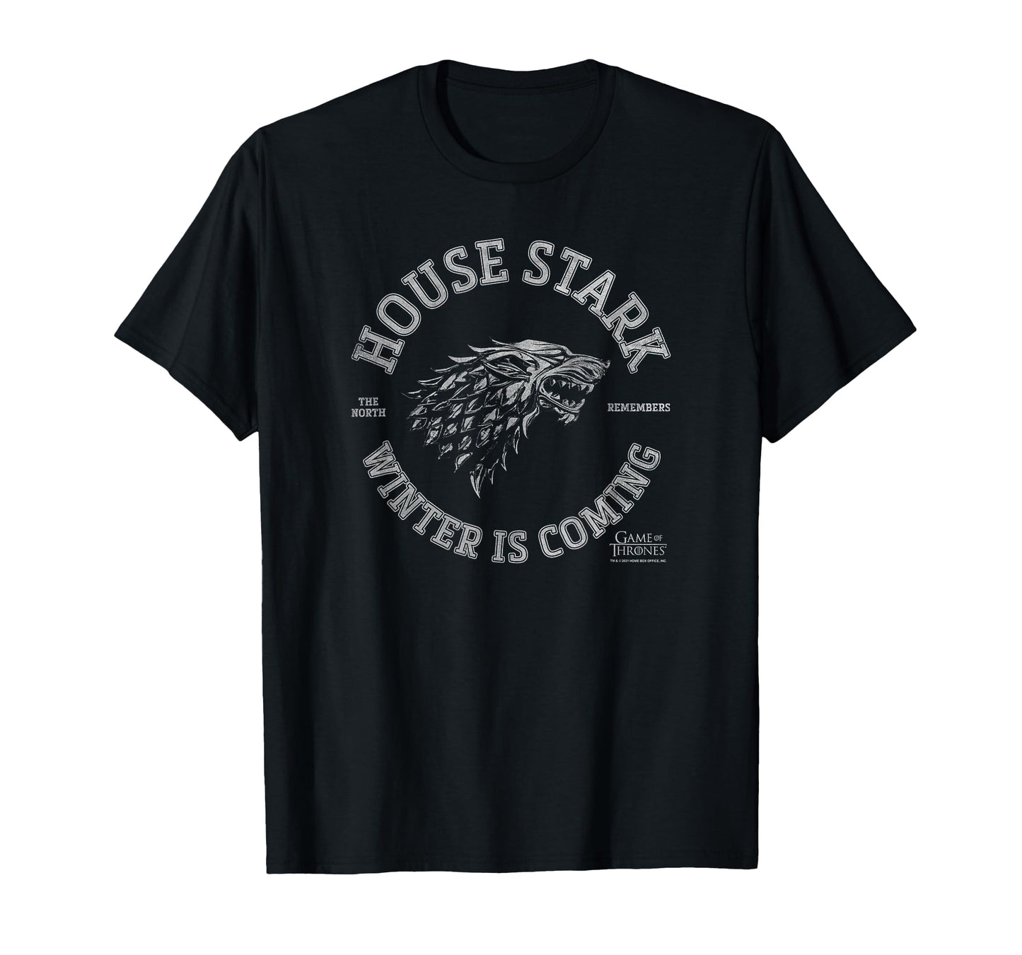 Game of Thrones House Stark Winter Is Coming Dire Wolf T-Shirt