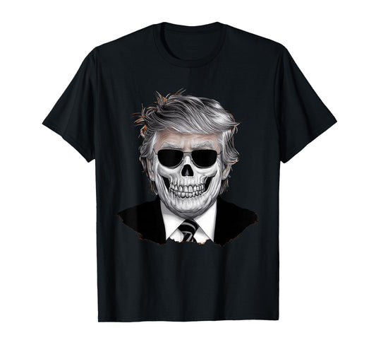 Halloween Tshirt Orange Trump American Horror Party Costume T-Shirt