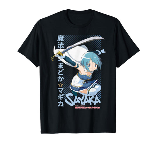 Puella Magi Madoka Magica Sayaka Miki Anime T-Shirt