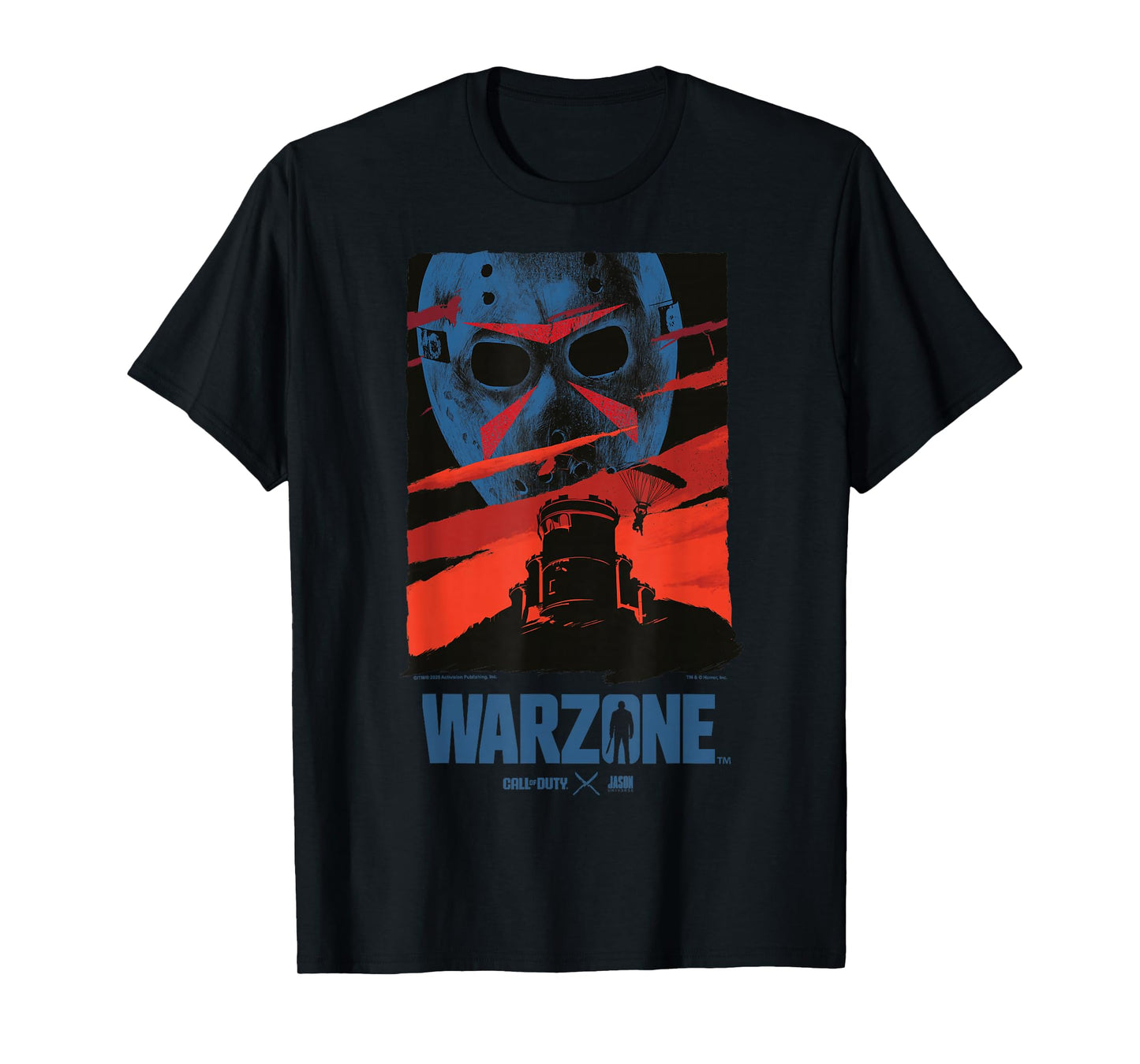 Jason Universe x Call of Duty Warzone Jason's Mask Poster T-Shirt