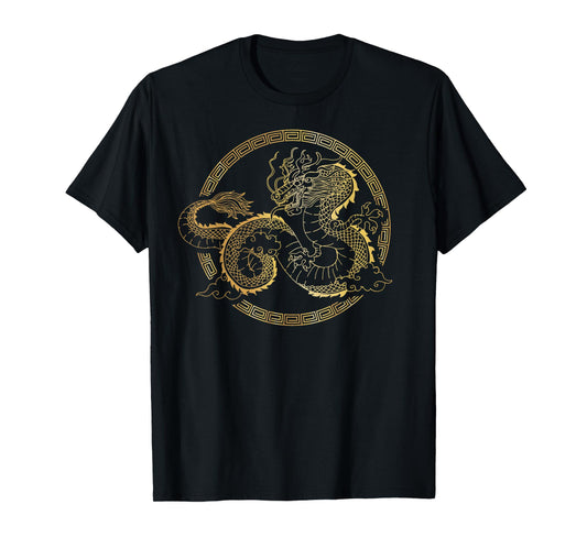 Japanese Tokyo Dragon Asian tattoo inspired retro 80’s style T-Shirt