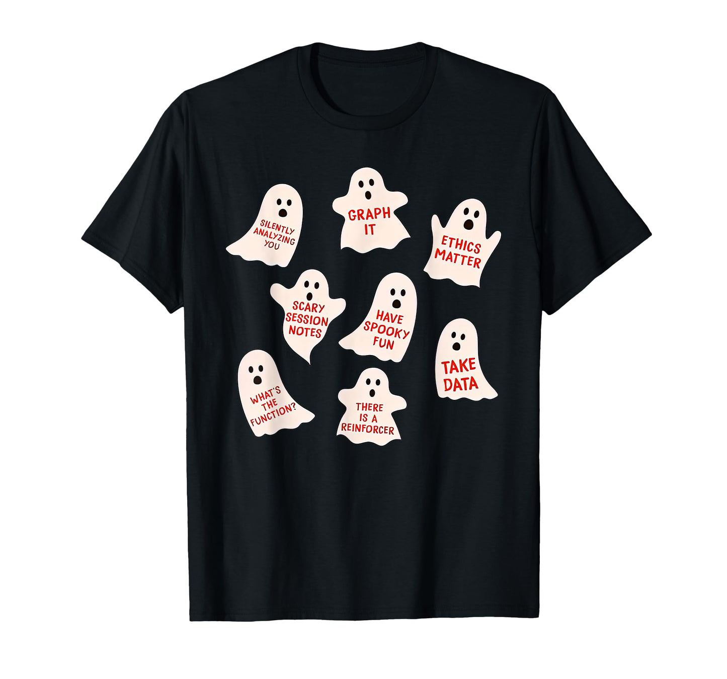 ABA Halloween Behavior Fall Applied Behavior Analysis T-Shirt