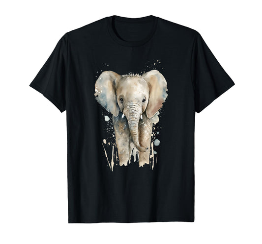 Elephant Watercolor T-Shirt