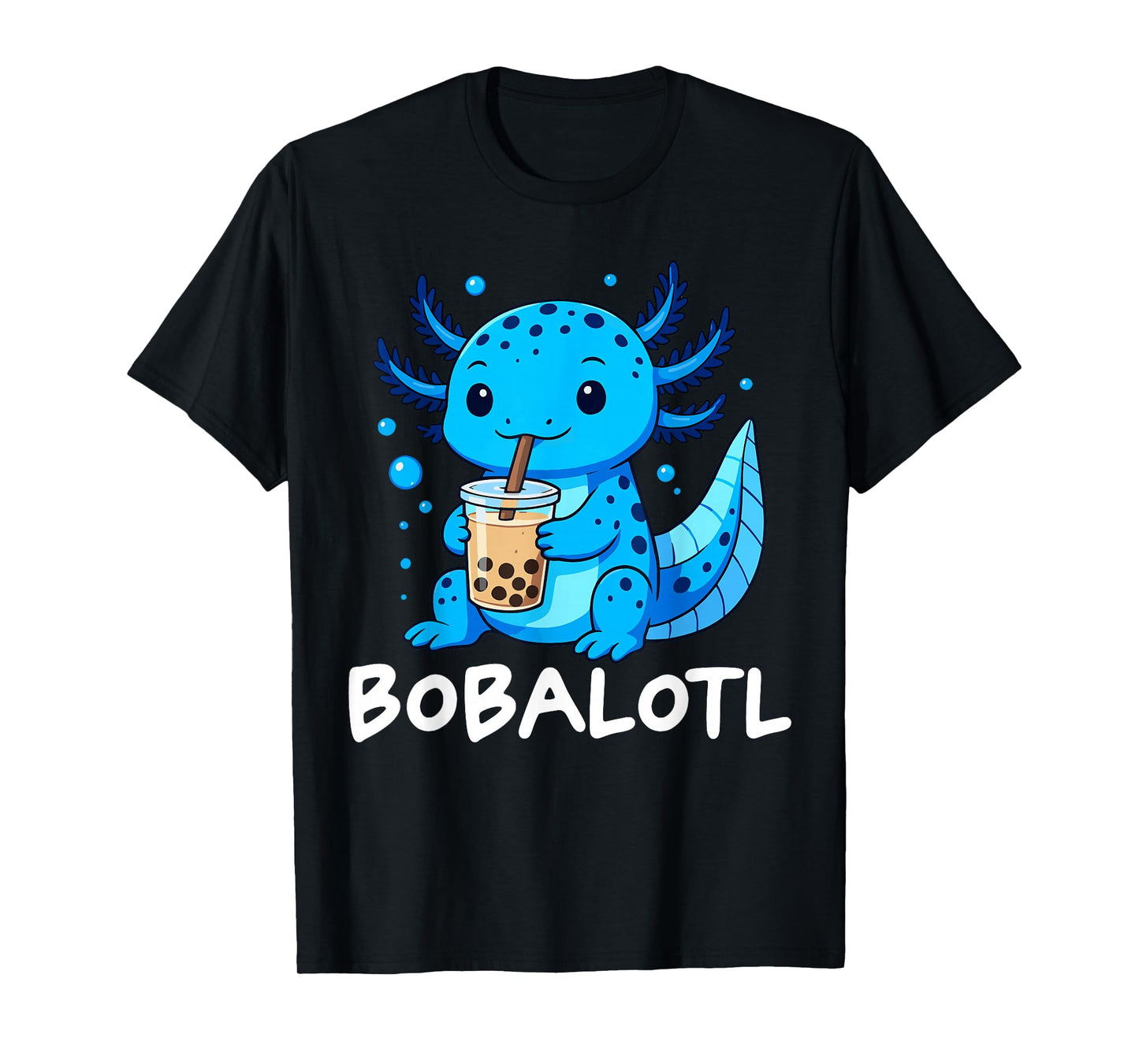 Bobalotl Axolotl Boba Tea T-Shirt