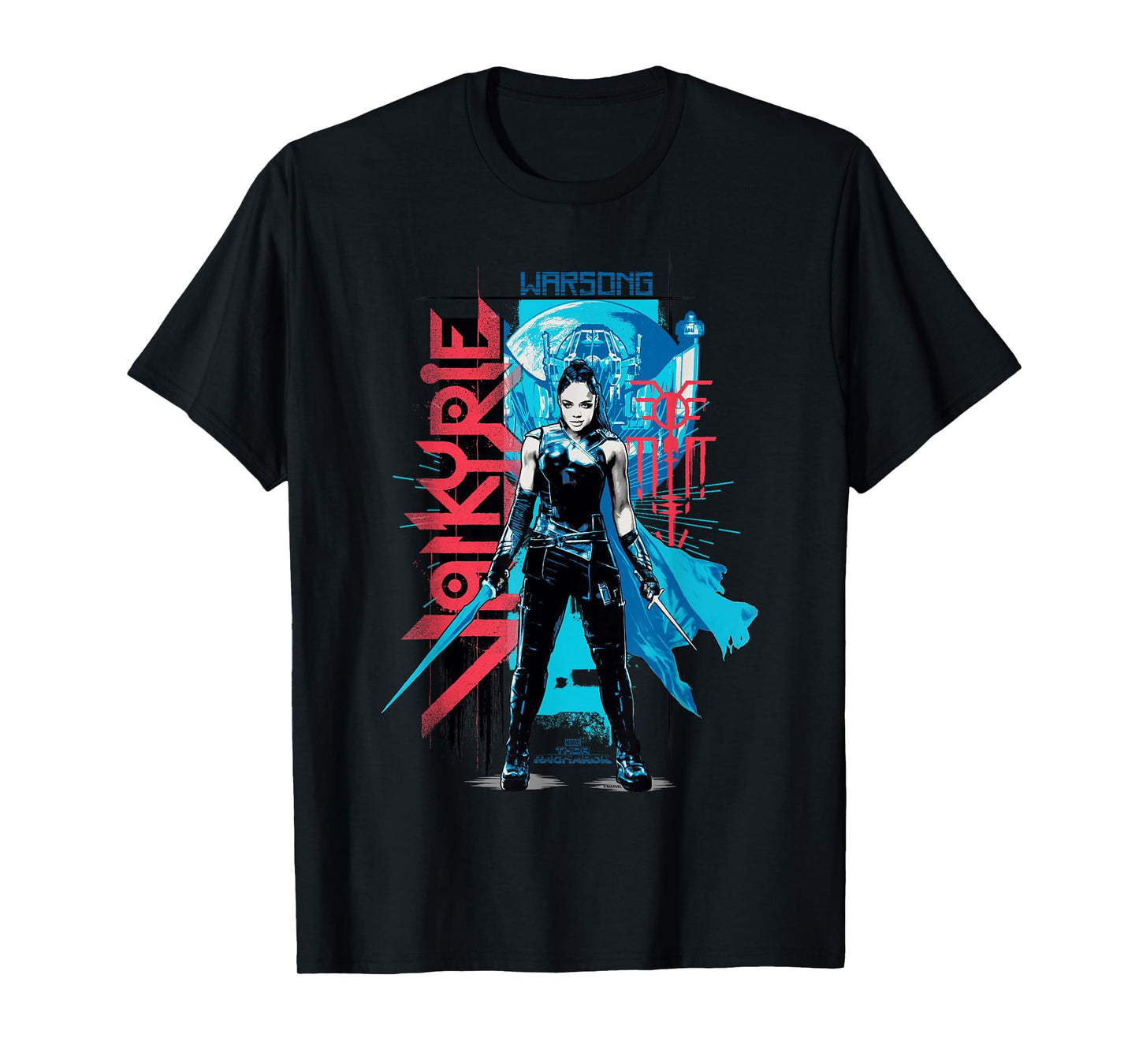 Marvel Thor Ragnarok Valkyrie Warsong Heroine T-Shirt T-Shirt