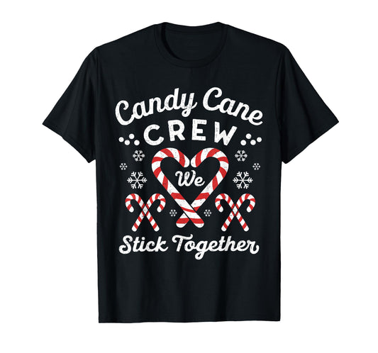 Christmas Candy Cane Heart Holiday Family Matching Pajama PJ T-Shirt