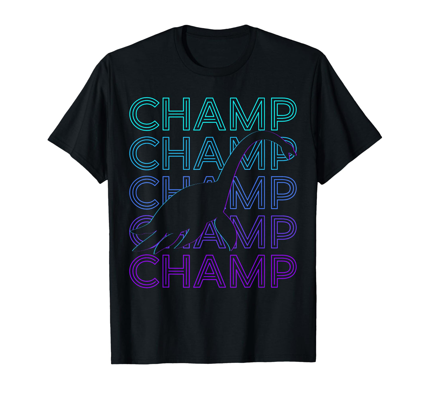 Champ Champy Lake Monster Retro T-Shirt