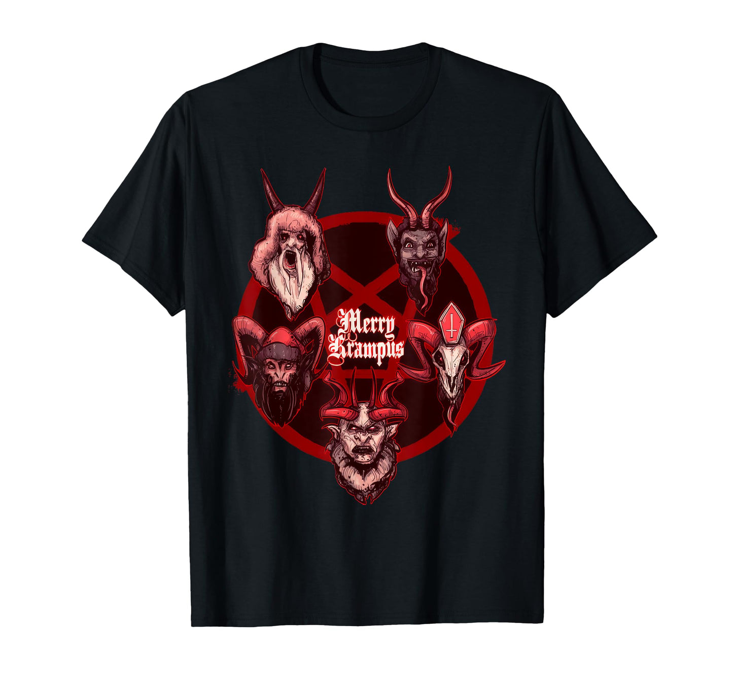 Krampusnacht Christmas Monster Krampus Lover Festive Horror T-Shirt