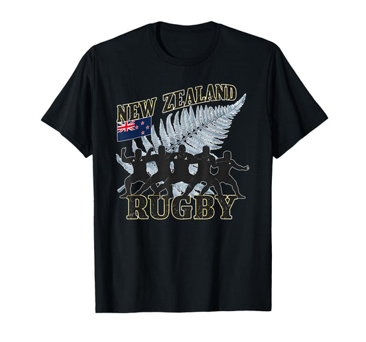 New Zealand Rugby Fan shirt All black Haka Maori dance T-Shirt