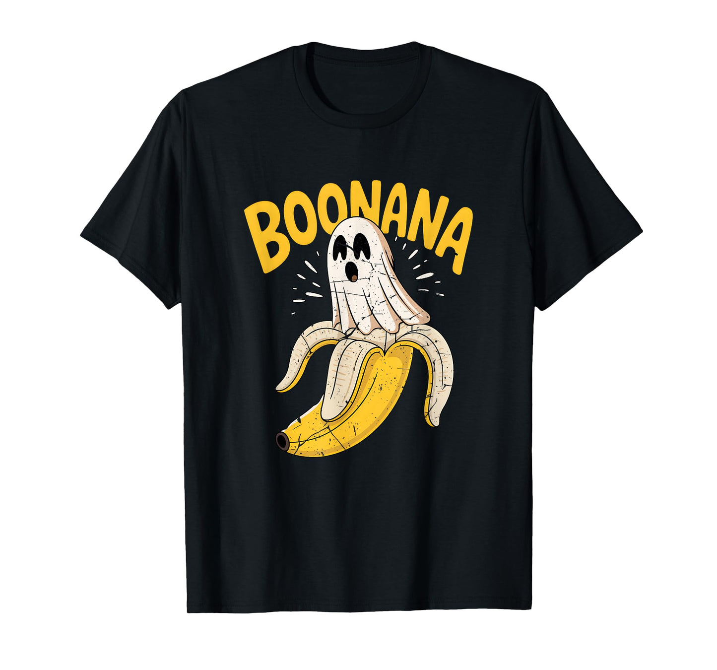 Boonana Banana Ghost Funny Halloween Shirt – Cute Spooky T-Shirt
