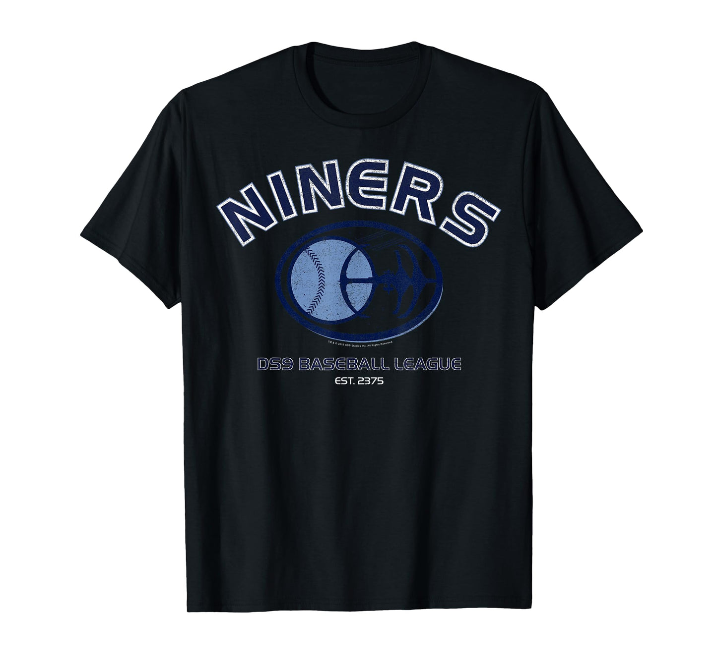 Star Trek: Deep Space Nine Niners Baseball League Logo T-Shirt
