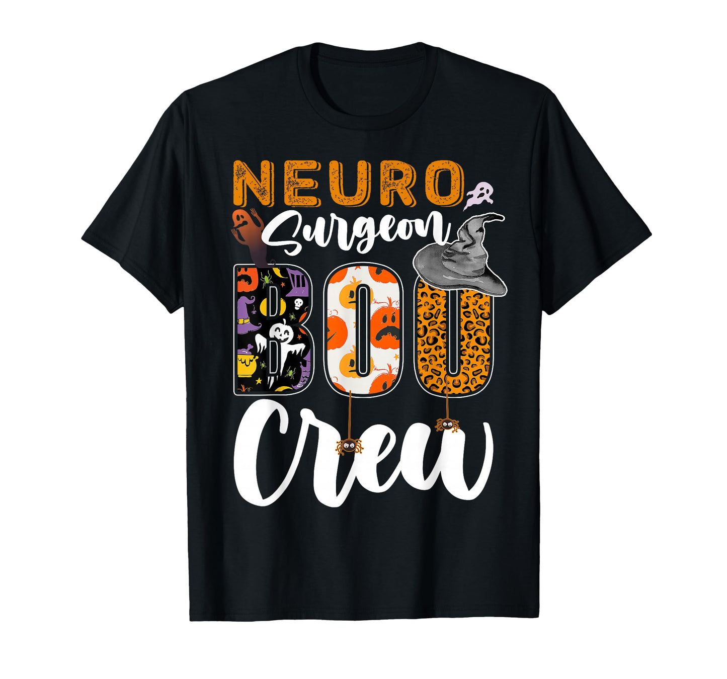 Neurosurgeon Boo Crew Halloween Matching Neurologist T-Shirt