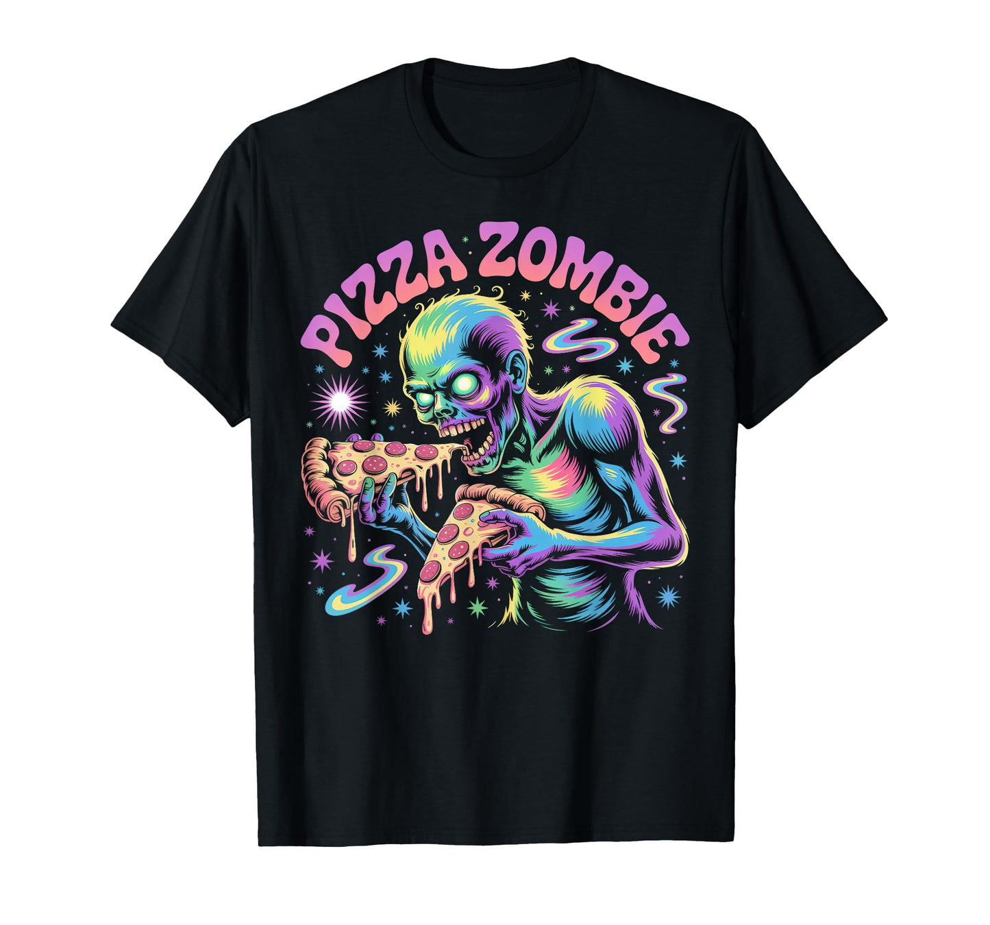Pizza Zombie Funny Undead Pizza Delivery T-Shirt