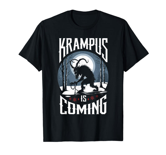 Krampusnacht Christmas Monster Krampus Lover Festive Horror T-Shirt