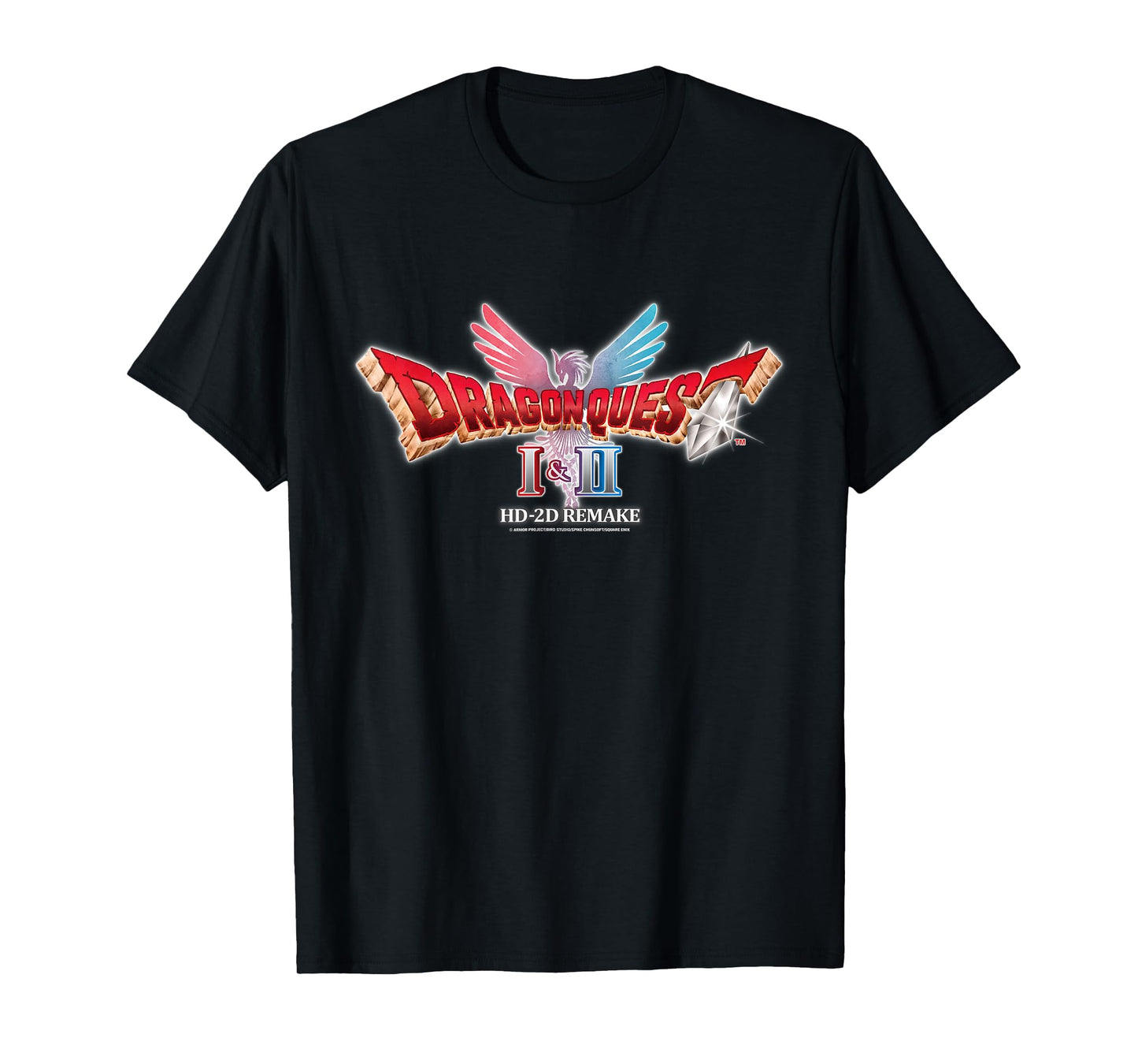 Dragon Quest I & II HD-2D Remake Logo T-Shirt