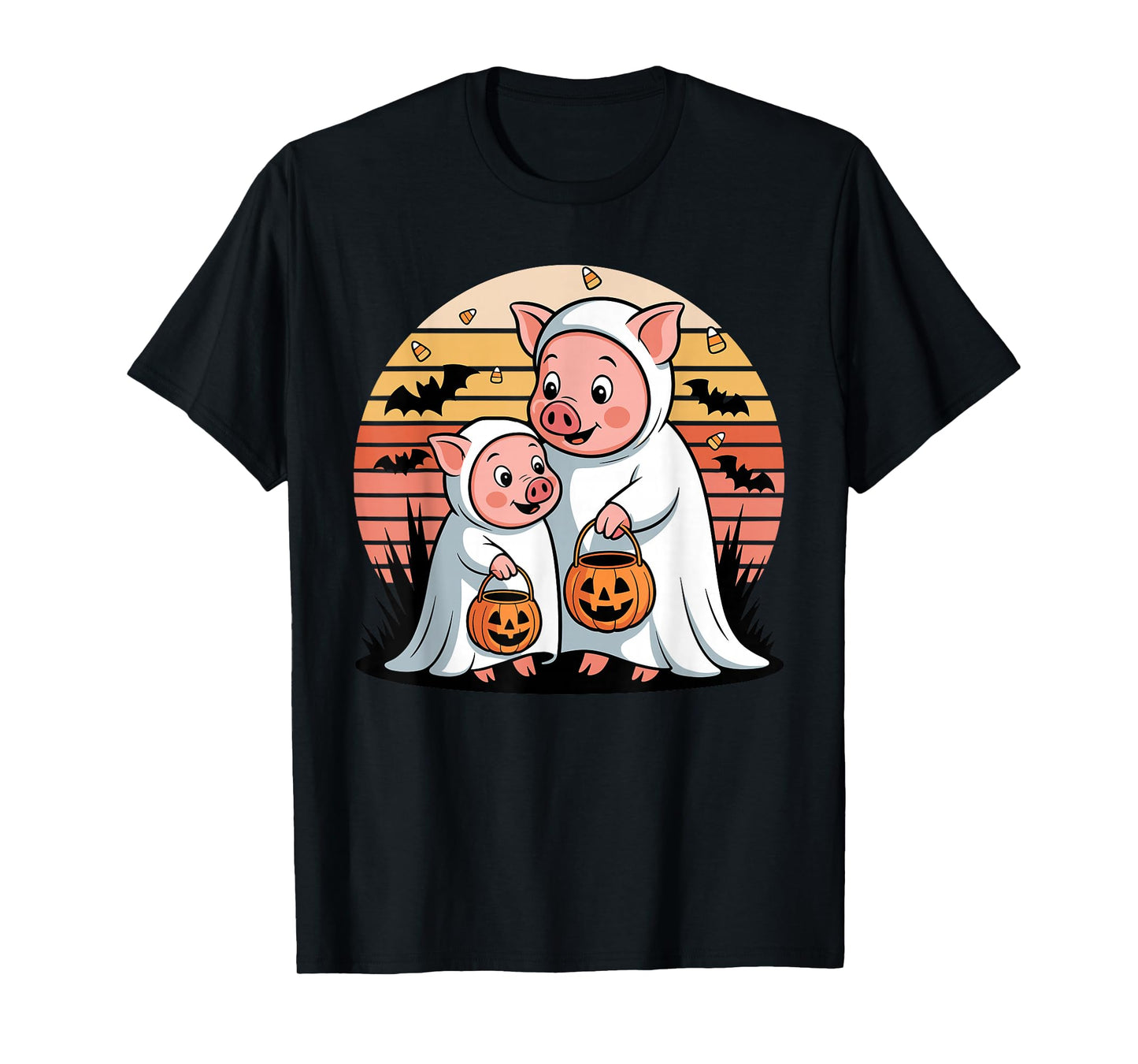 Halloween Pig Ghost Pigs T-Shirt