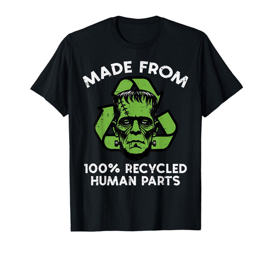 Halloween Frankenstein Recycled Parts Costume Men Women Kids T-Shirt
