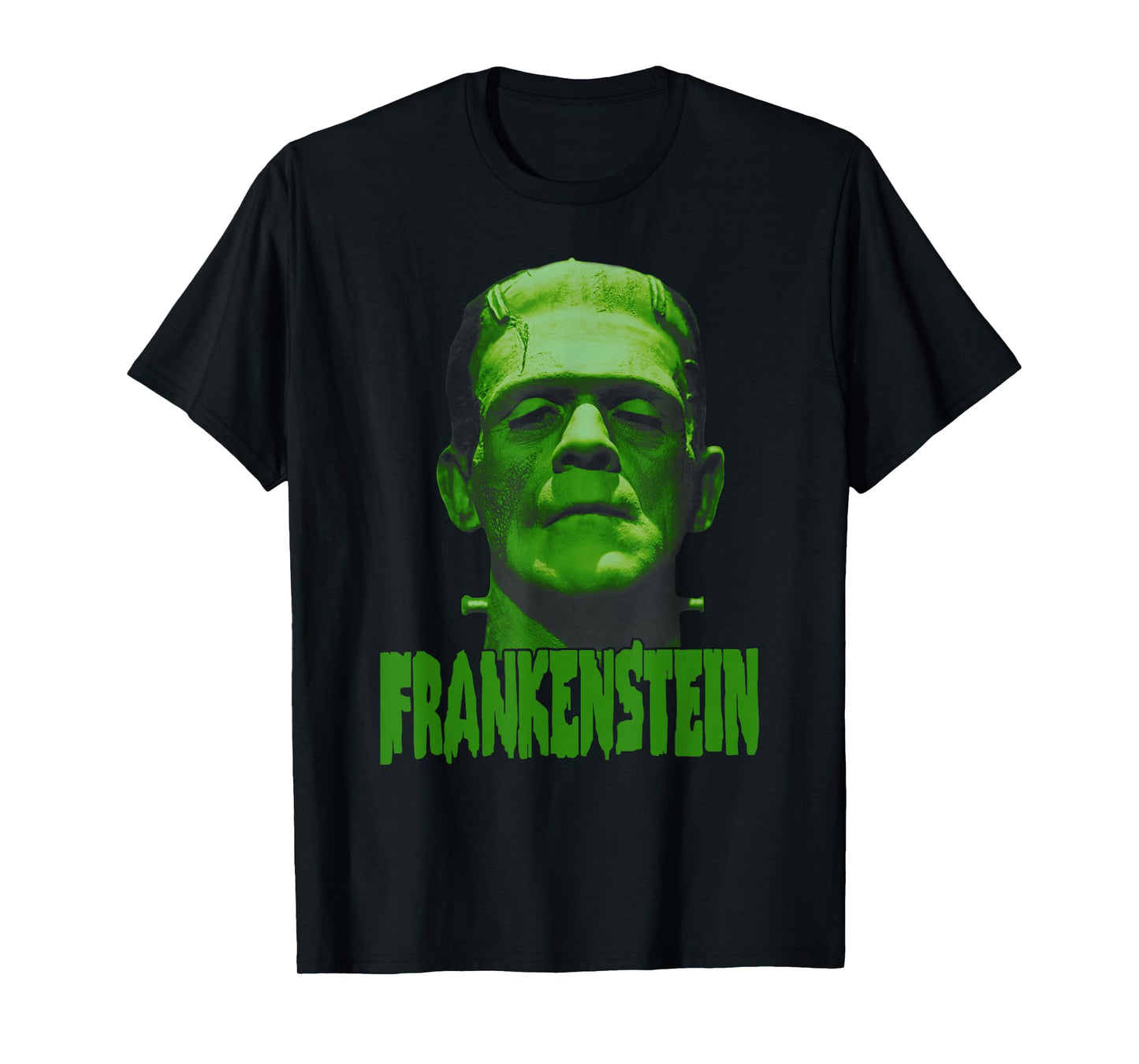 Universal Monsters Frankenstein Dark Portrait T-Shirt