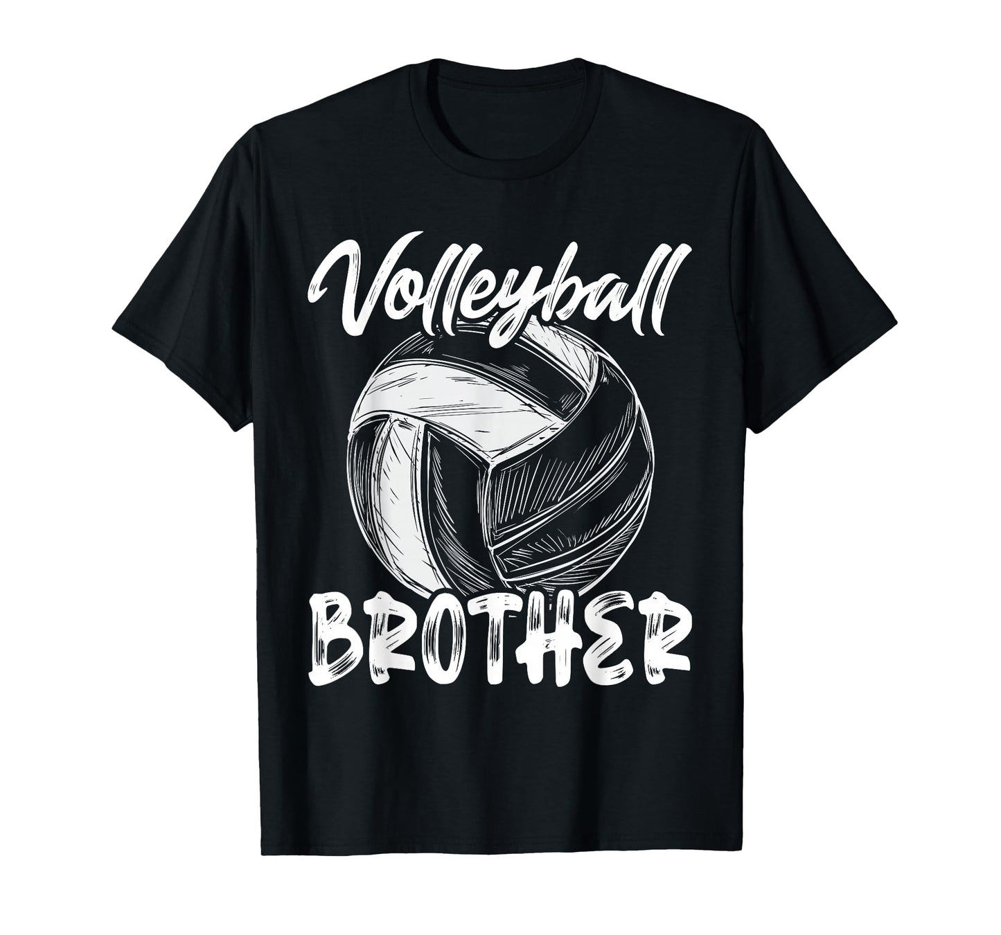 Brother For Men Family Matching Volleyball Player T-Shirt