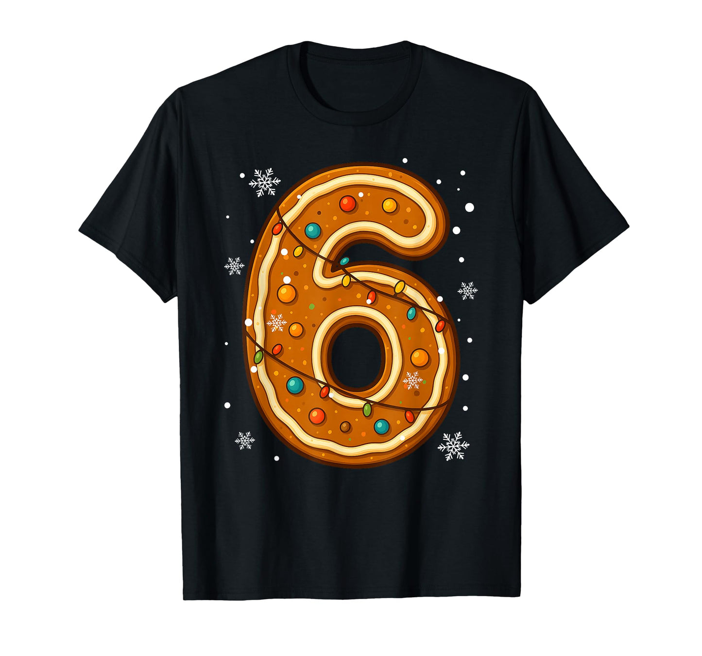 6 7 Gingerbread Meme Christmas Matching Couple Boy Girl Teen T-Shirt