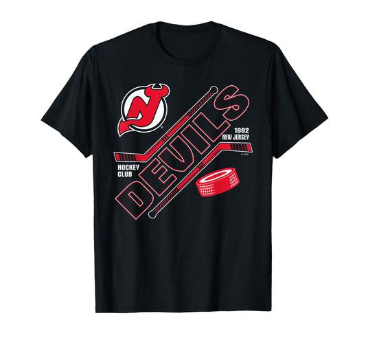 New Jersey Devils Force Black Officially Licensed T-Shirt