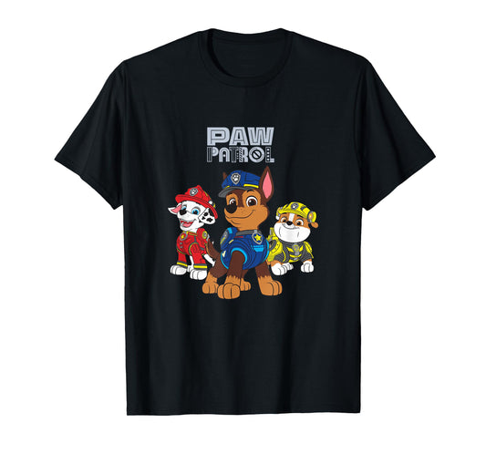 Paw Patrol Chase Marshall Rubble Classic Trio T-Shirt