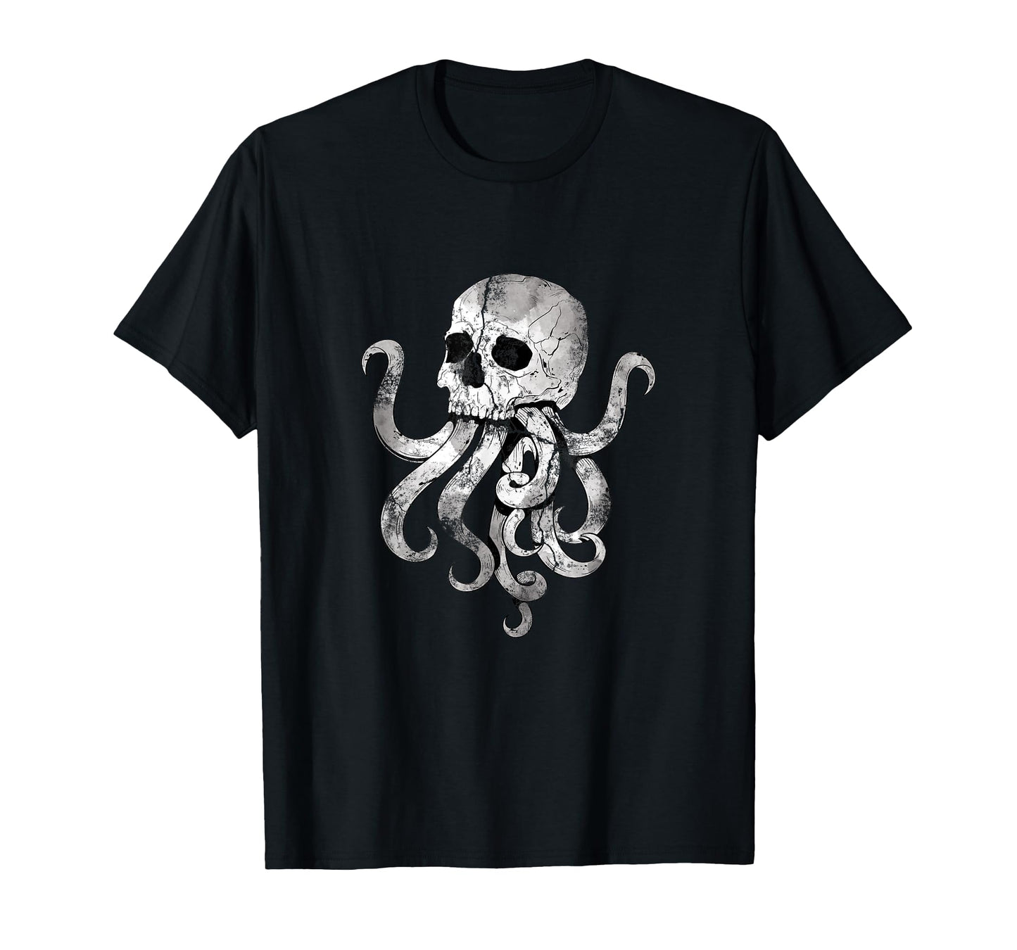 Sea Monster Kraken Gift Predator Skull Octopus T-Shirt