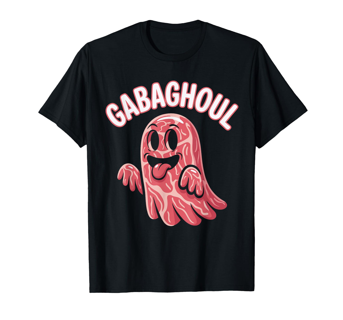 Gabaghoul Italian American Halloween Costume Ghost Italy Pun T-Shirt
