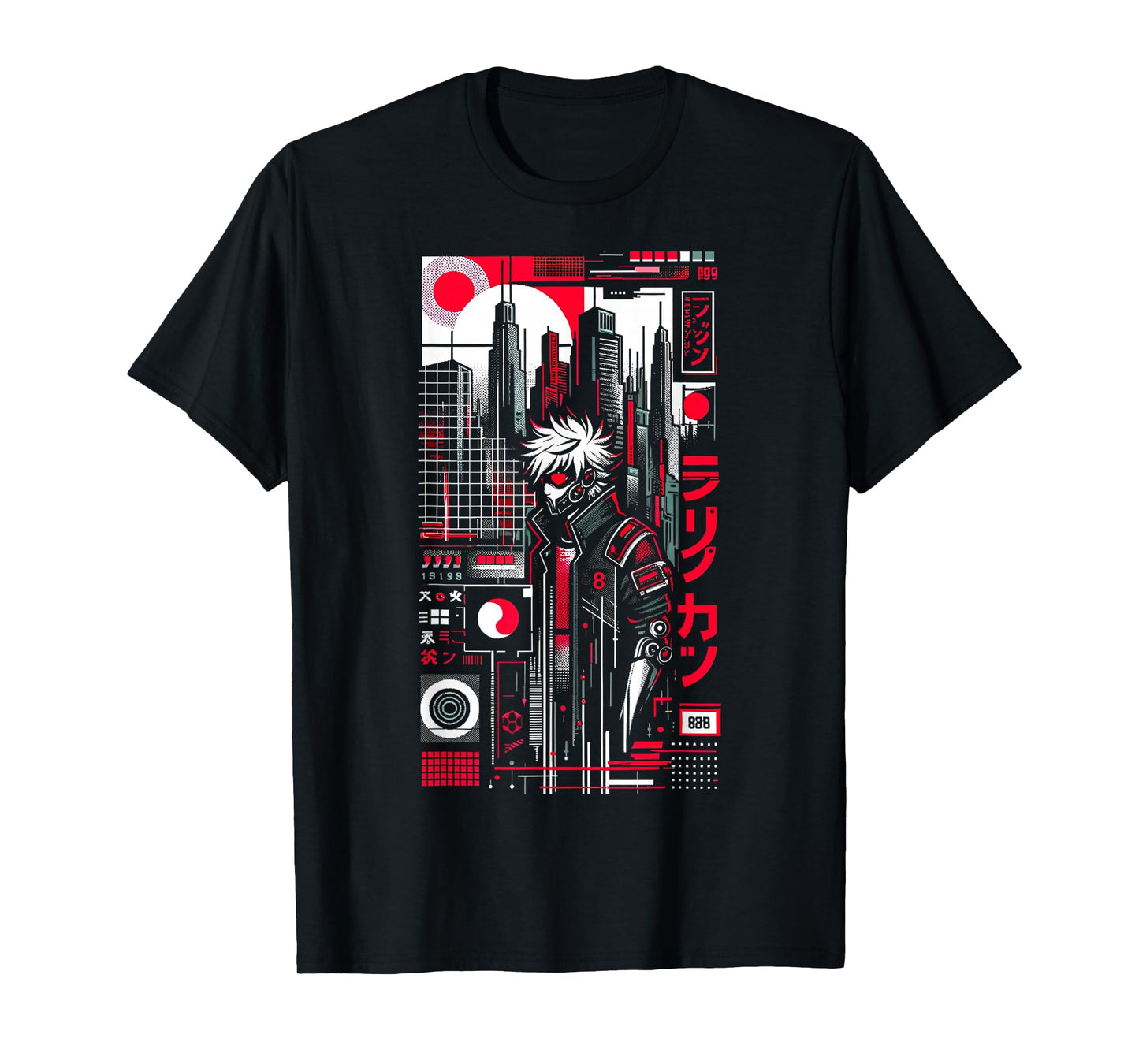 Punk Rock / Cyberpunk / 60 Cities / Men Women Youth Graphic T-Shirt