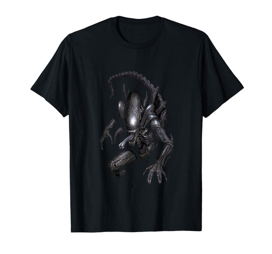 Aliens Iconic Dangerous Xenomorph In The Shadows Big Poster T-Shirt